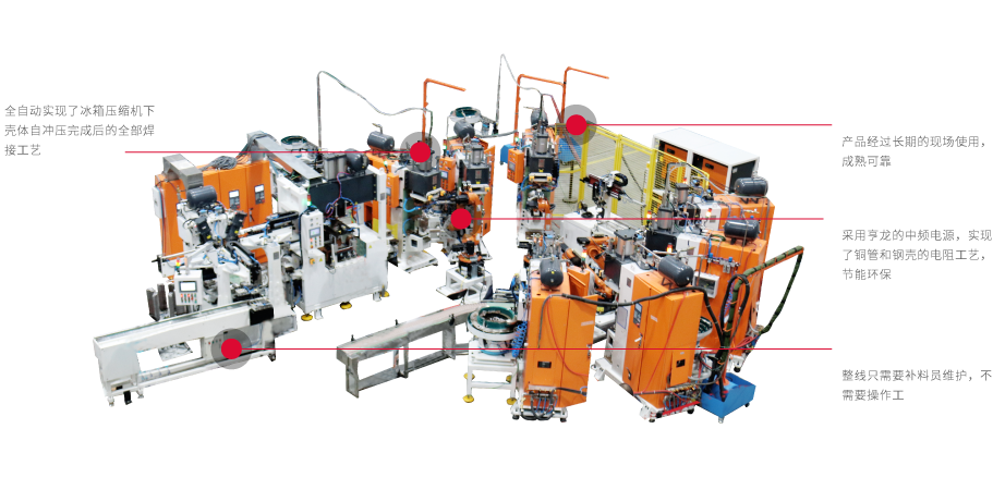 廣州亨龍：冰箱壓縮機下殼體產(chǎn)線